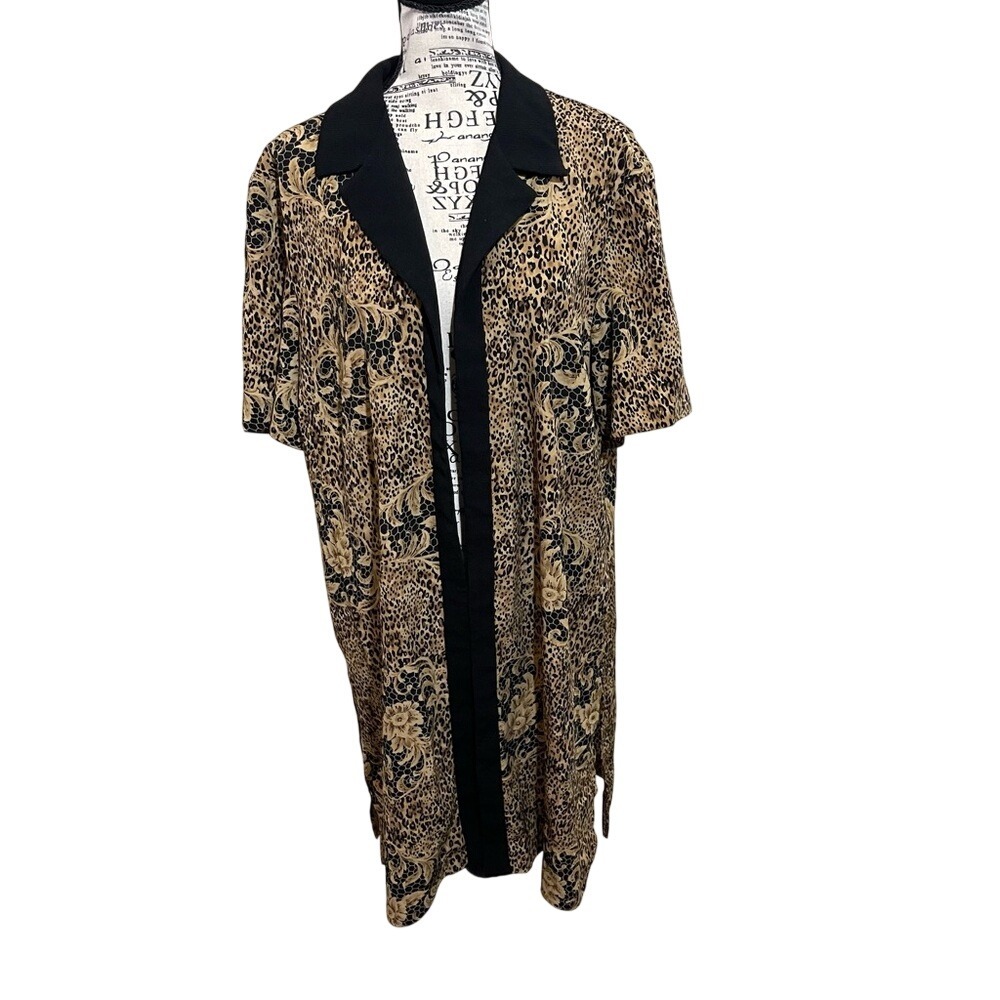 Studio I Black Longline robe